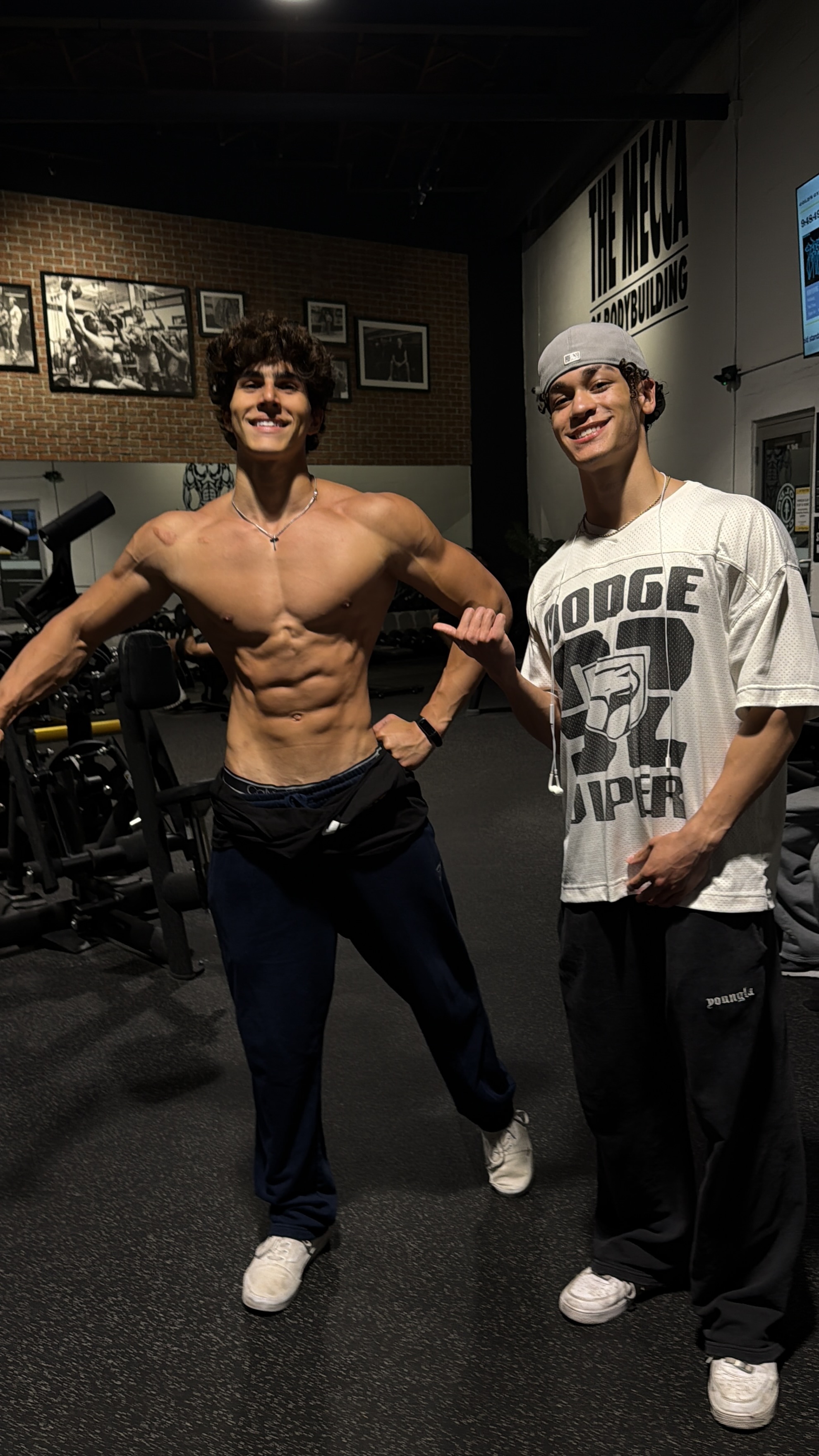Sean Miree coaching a client at the gym